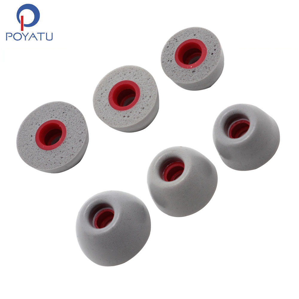 Earphone Foam Tip - POYATU S/M/L Upgraded Memory Foam Eartips