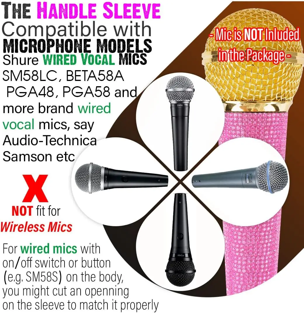 Colored Wired Microphone Cover - Shure Mic Mv7 recension och pris