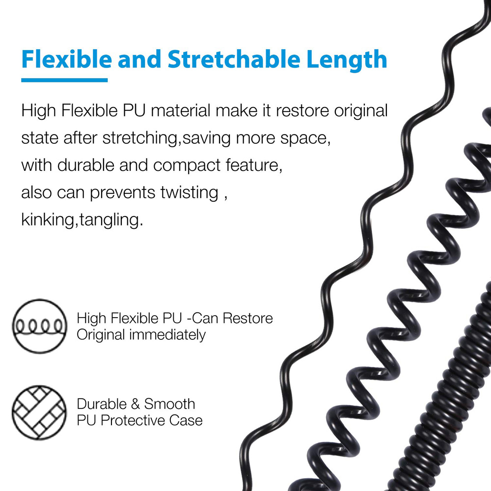 Spring Spiral Coiled Cable for - Sennheiser Headphone Hd 560S recension och pris