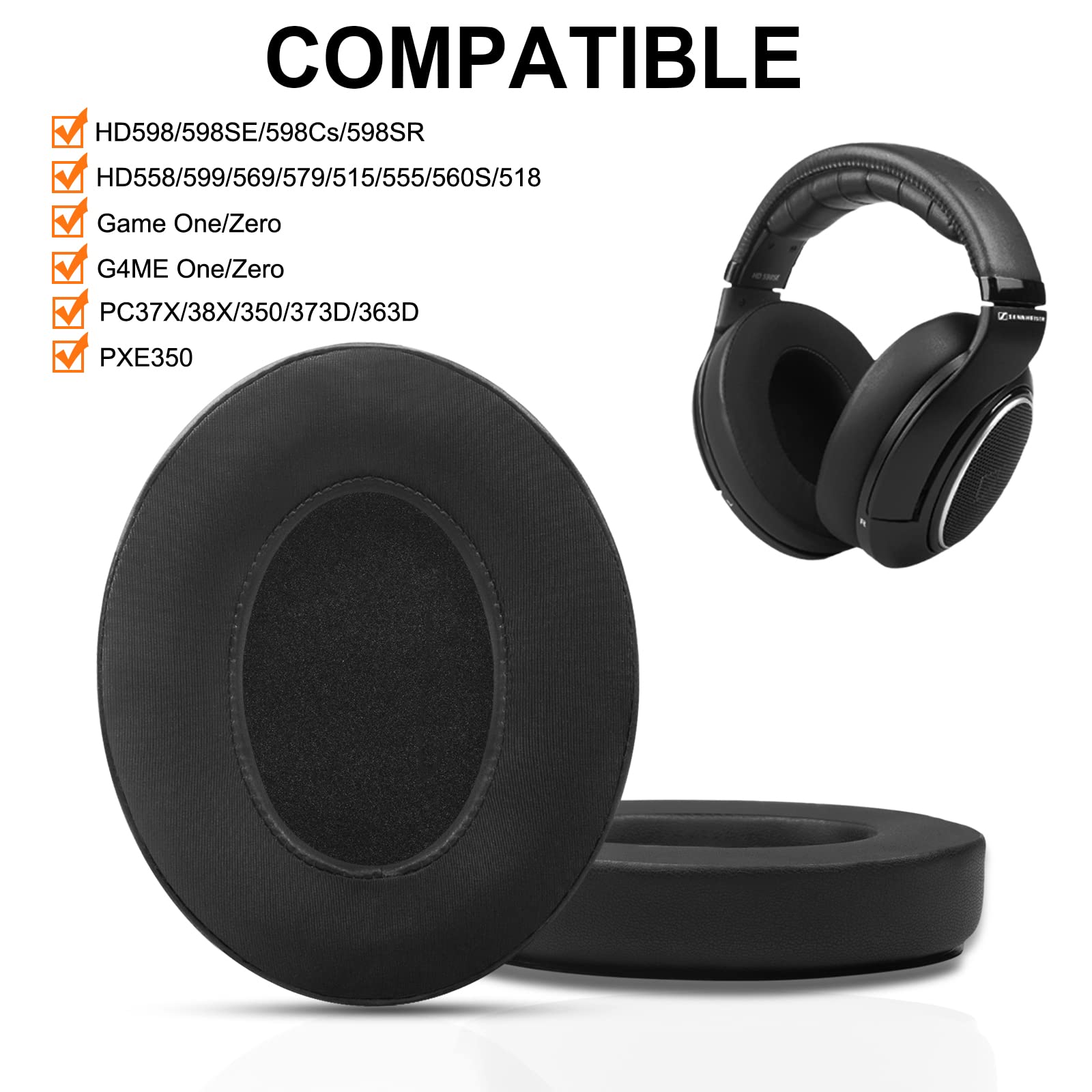 Cooling-Gel Replacement Earpad - Sennheiser Headphone Hd 560S recension och pris