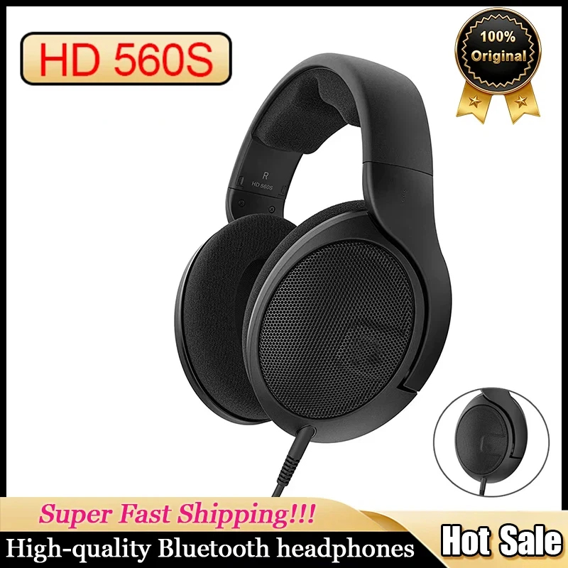 For Sennheiser HD560s Over-The - Sennheiser Headphone Hd 560S recension och pris