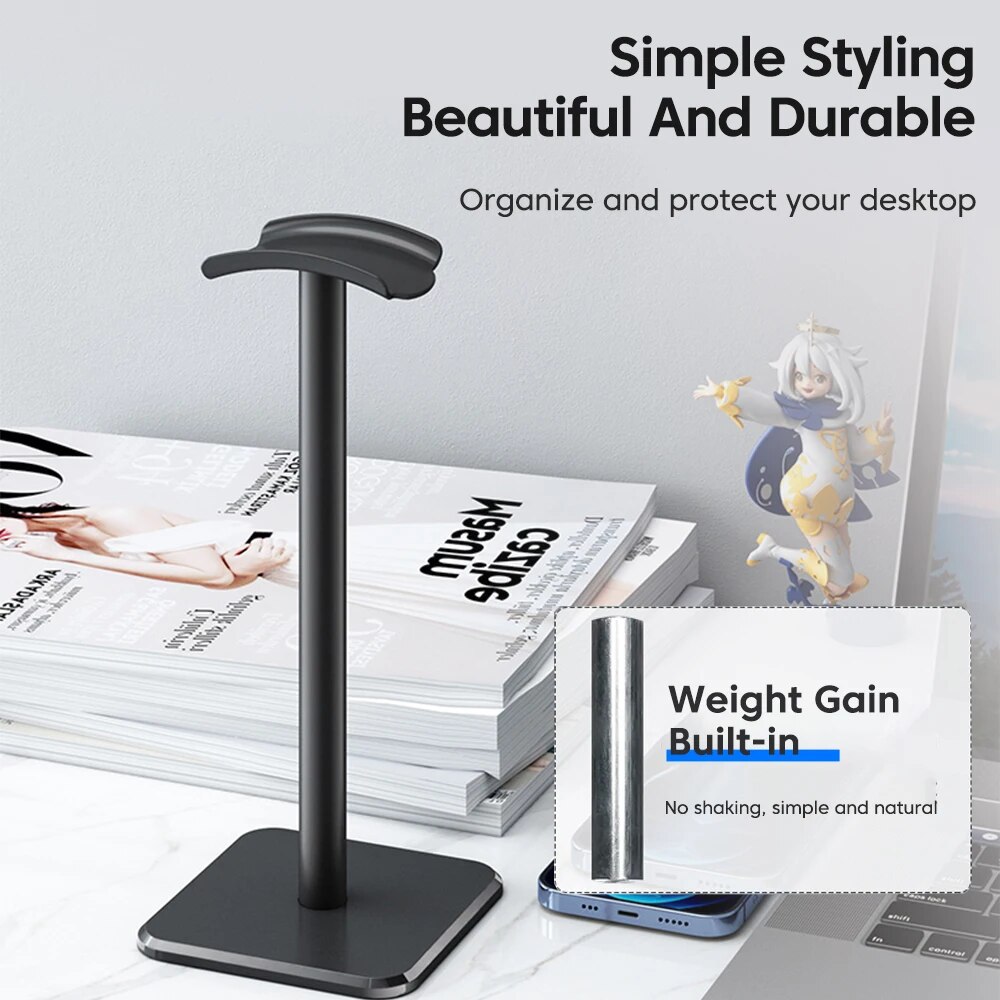 Universal Headphone Stand Alum - Headphone Stand Desk recension och pris