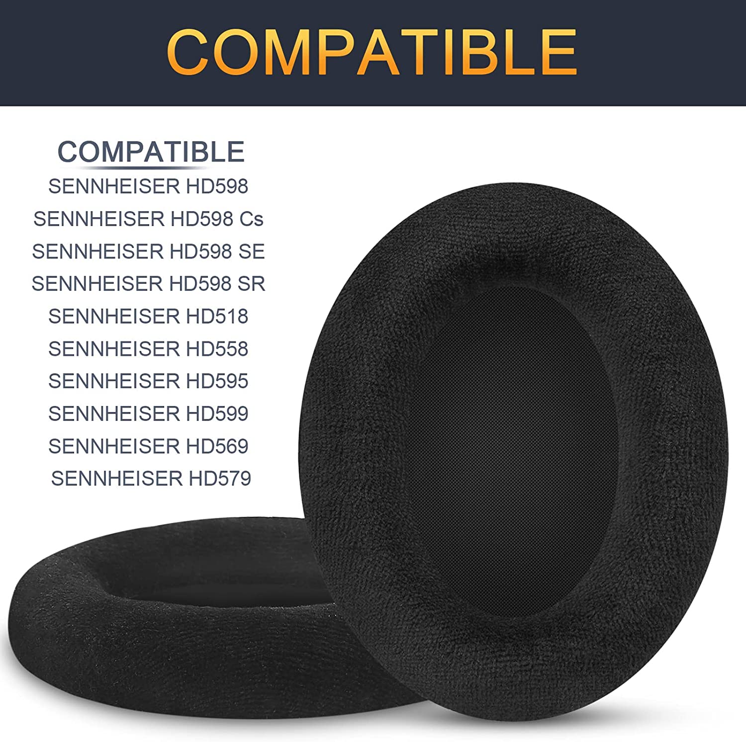 HD598 Ear Pads Cushions for Se - Sennheiser Headphone Hd 560S recension och pris