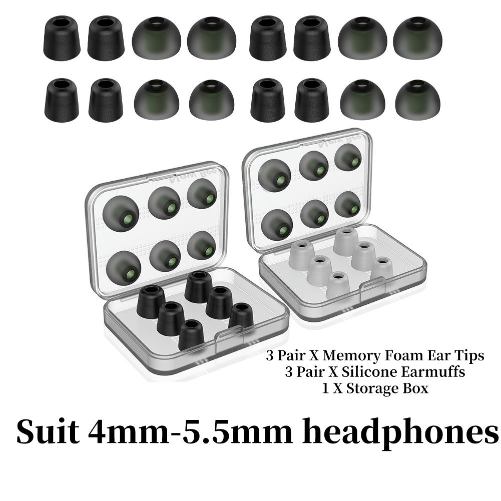 Memory Foam Ear Tips Noise Iso - Earphone Foam Tip recension och pris